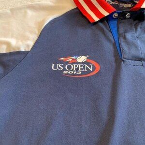 Ralph Lauren RLX US Open 2013 Tennis Ball Boy Airflow Polo, size S